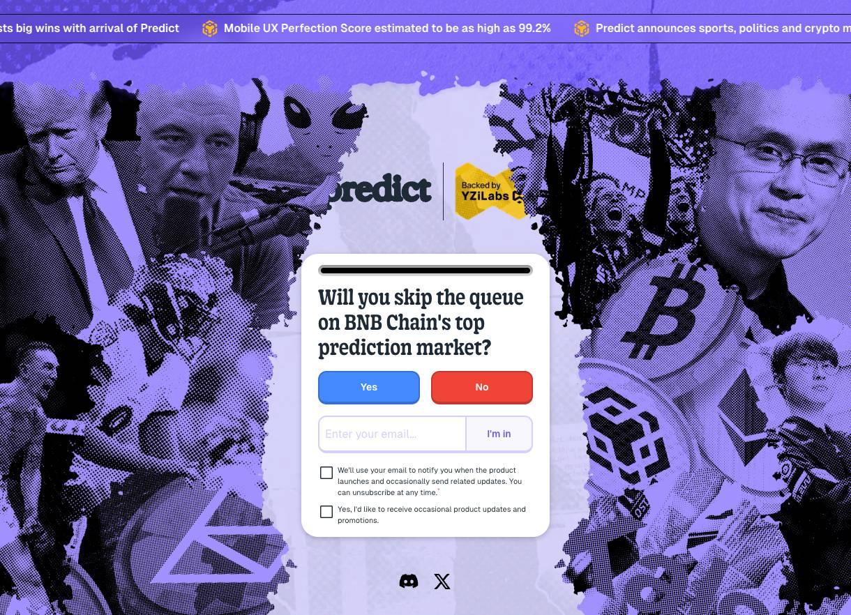 CZ hé lộ Predict.Fun – Nền tảng dự đoán mới trên BNB Chain